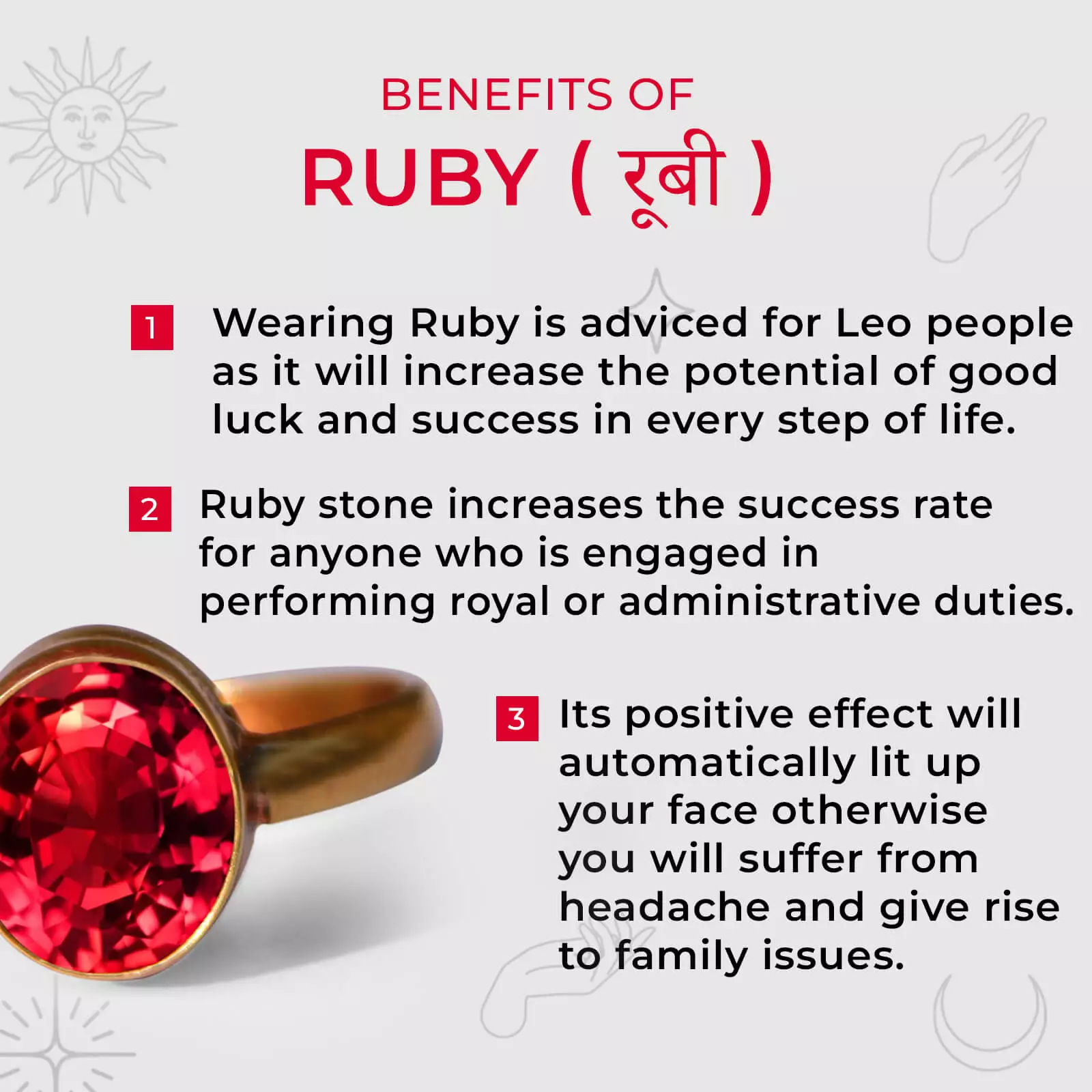 manik stone benefits – Ruby Gemstone World